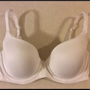 White Victoria’s Secret Demi bra size 32DD
